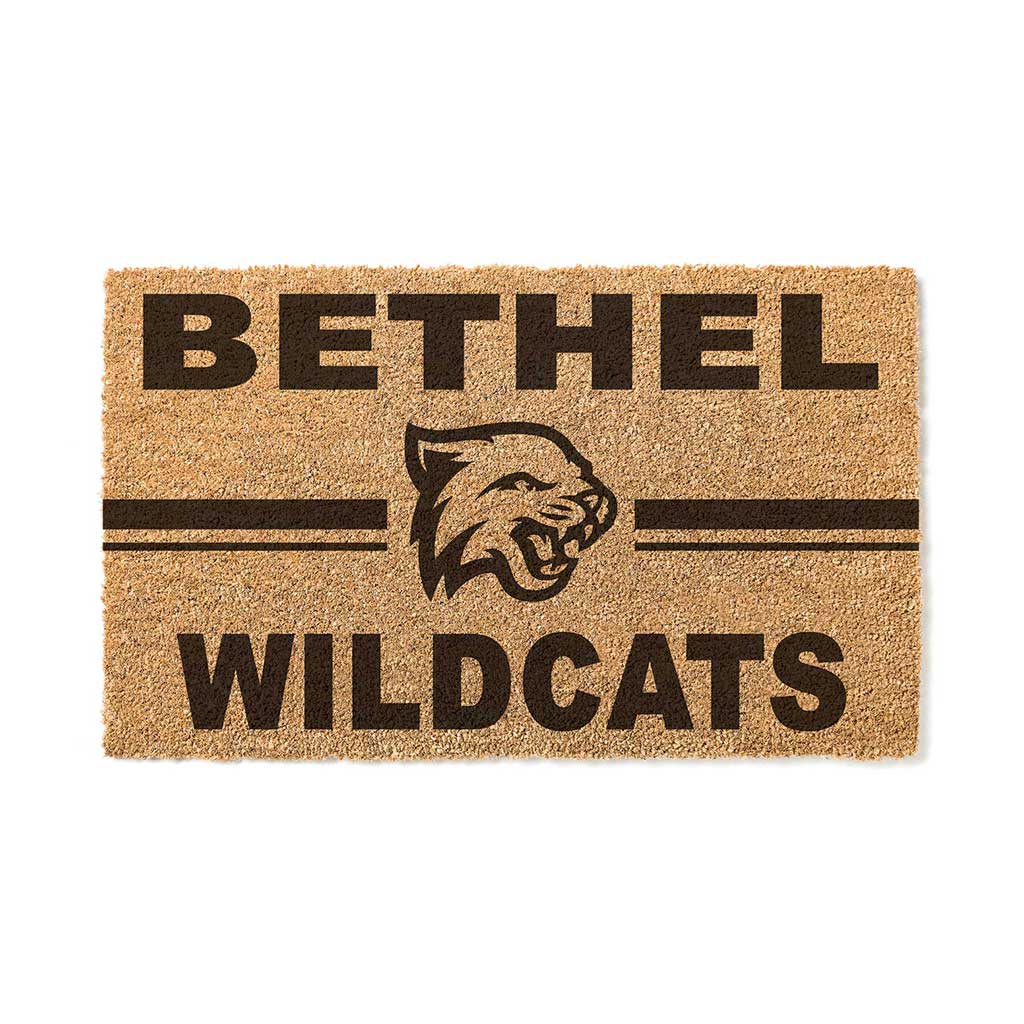 Team Coir Doormat Team Logo Bethel University Wildcats