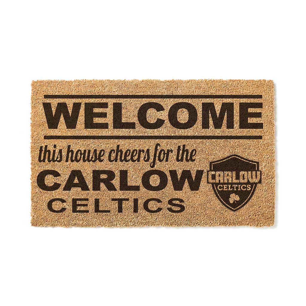 Team Coir Doormat Welcome Carlow University Celtics