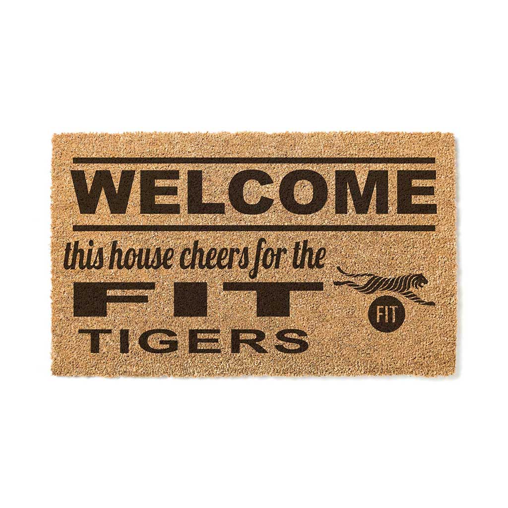 Team Coir Doormat Welcome Fashion Institute of Technology (SUNY) Tigers