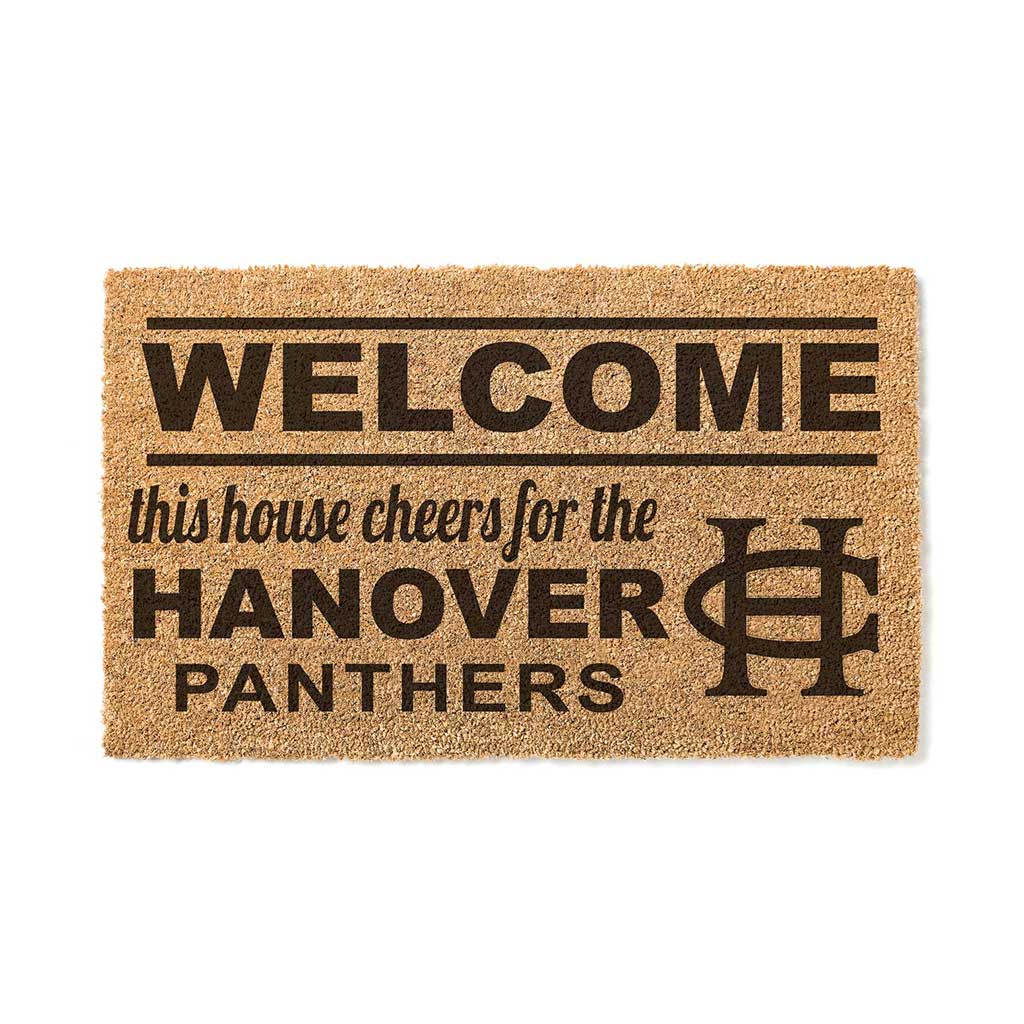 Team Coir Doormat Welcome Hanover College Panthers