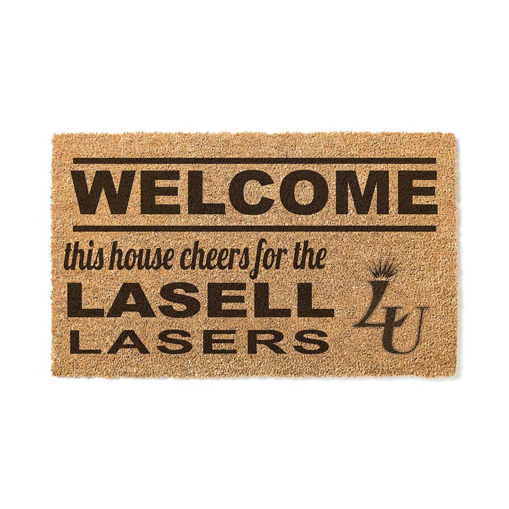 Team Coir Doormat Welcome Lasell College Lasers