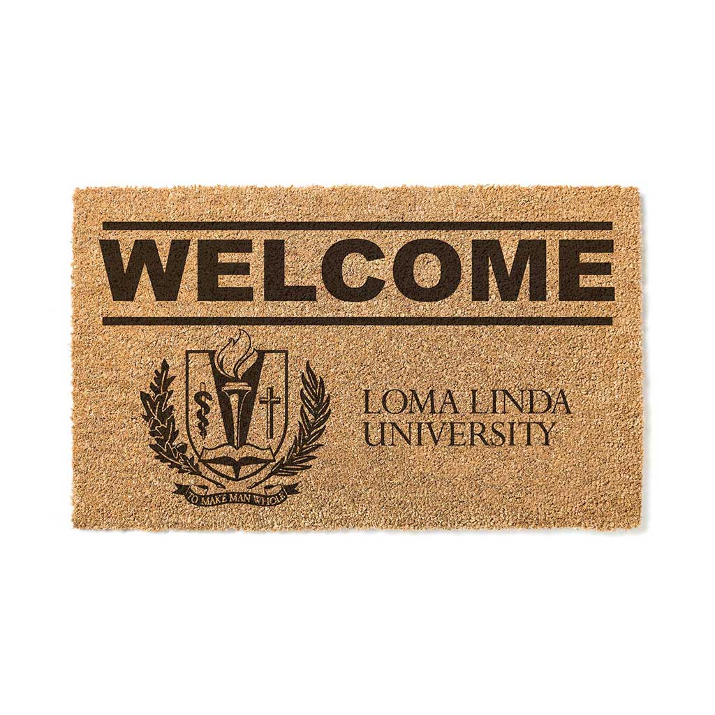 Team Coir Doormat Welcome Loma Linda University