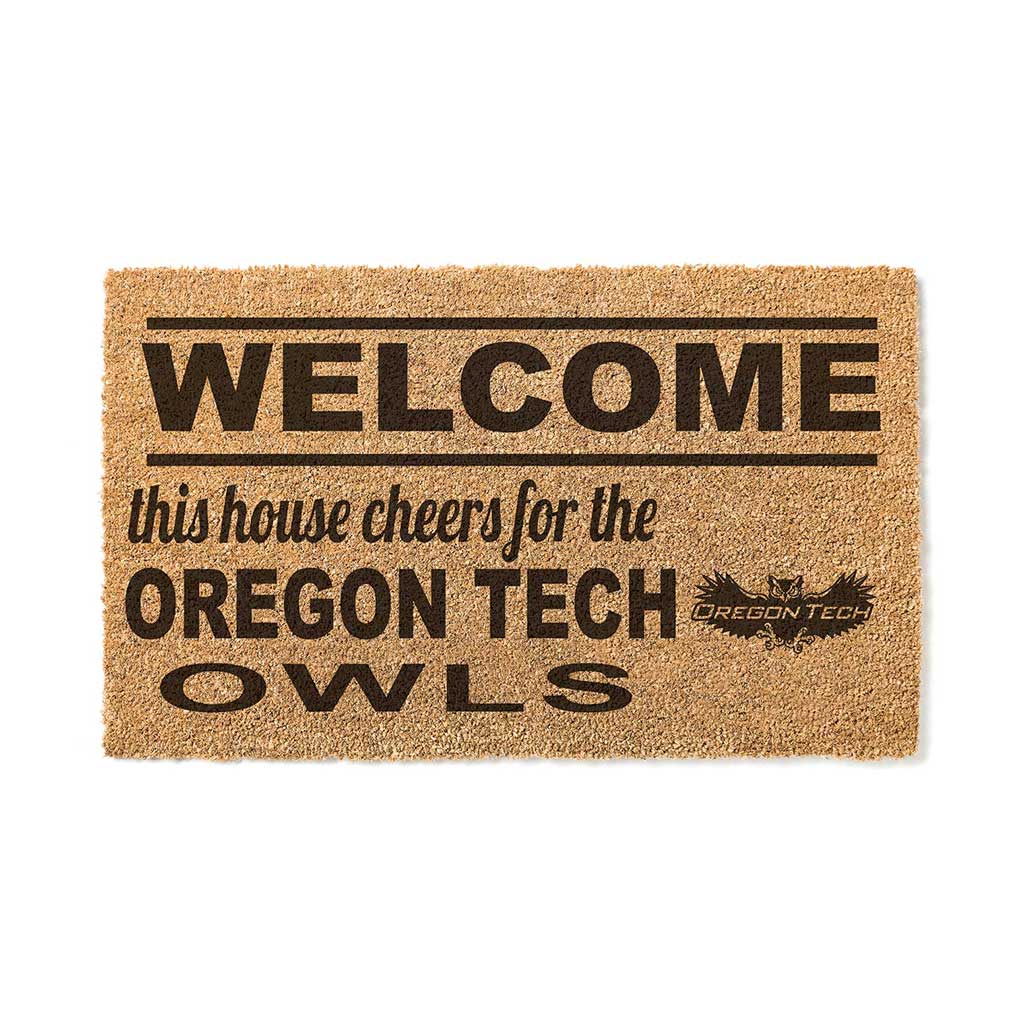 Team Coir Doormat Welcome Oregon Institute of Technology Owls