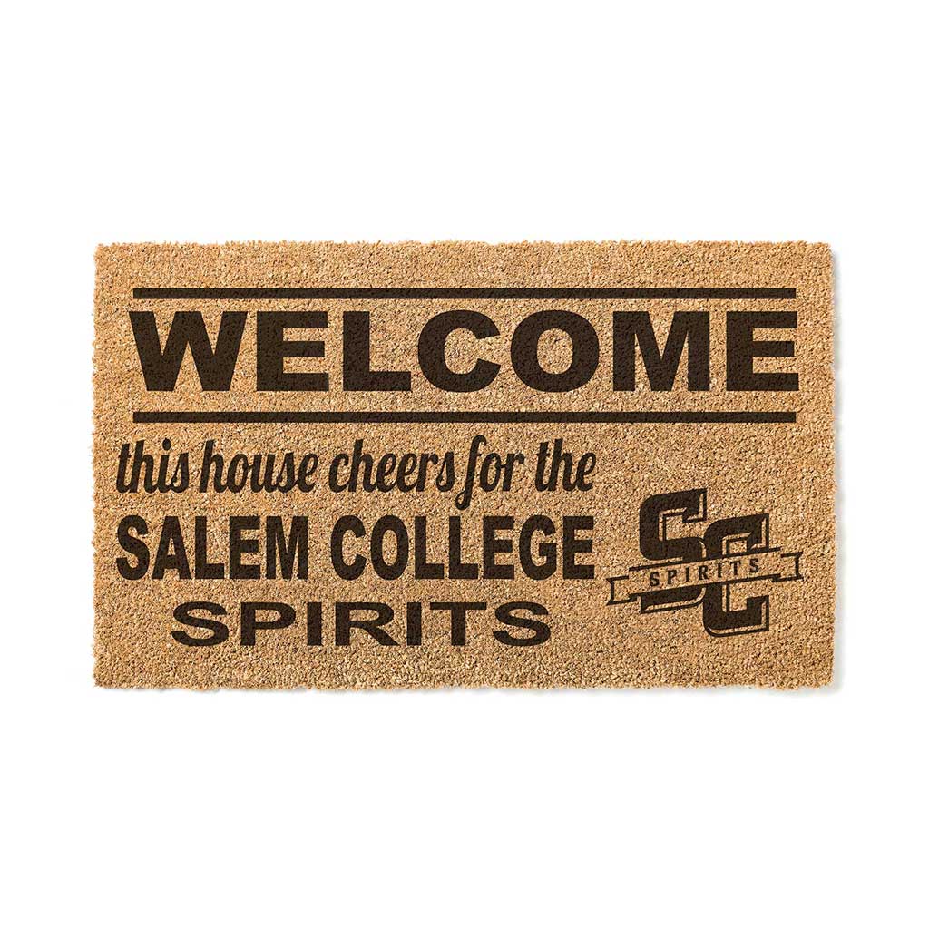 Team Coir Doormat Welcome Salem Academy & College Spirits