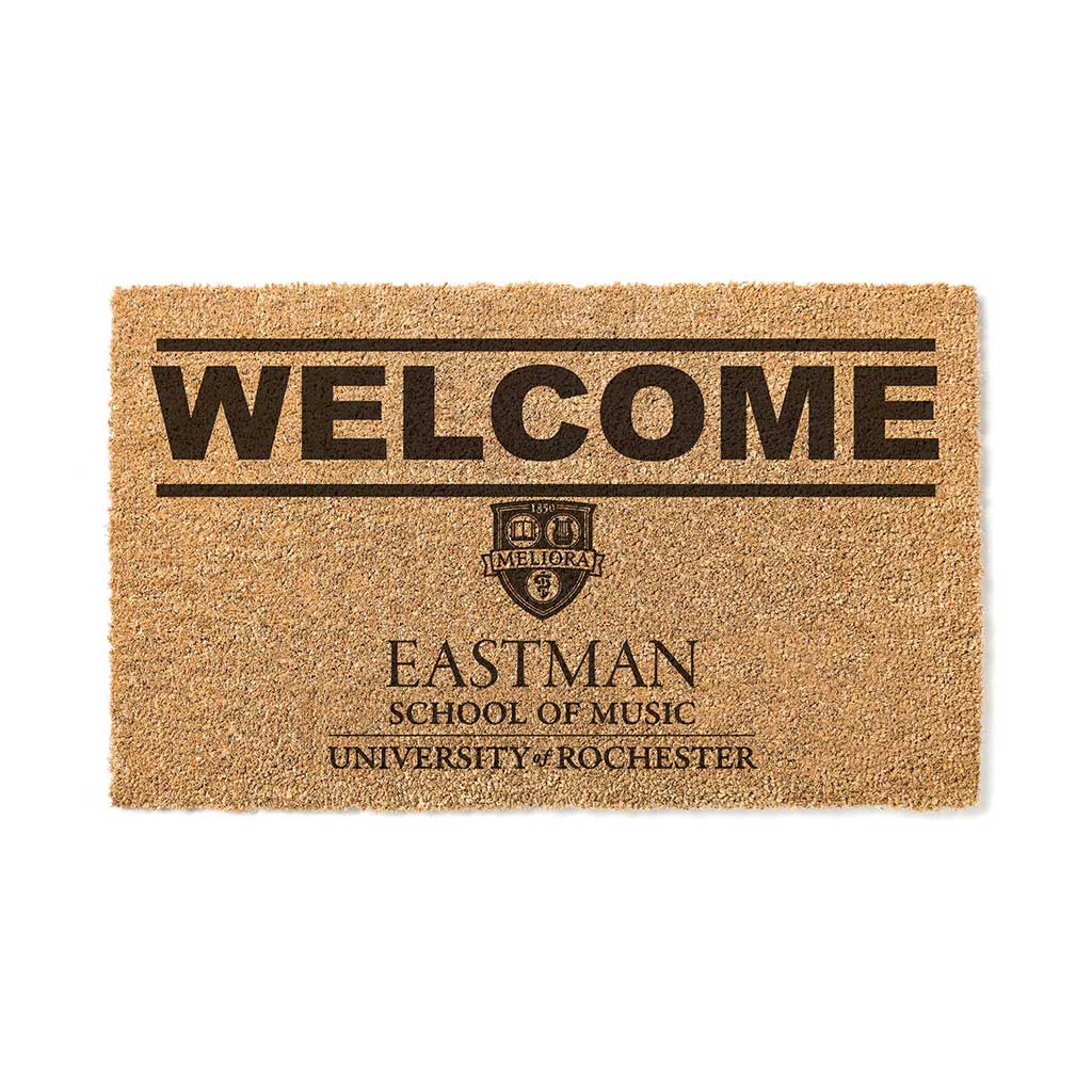 Team Coir Doormat Welcome University of Rochester - The Eastman School of Music Eastman