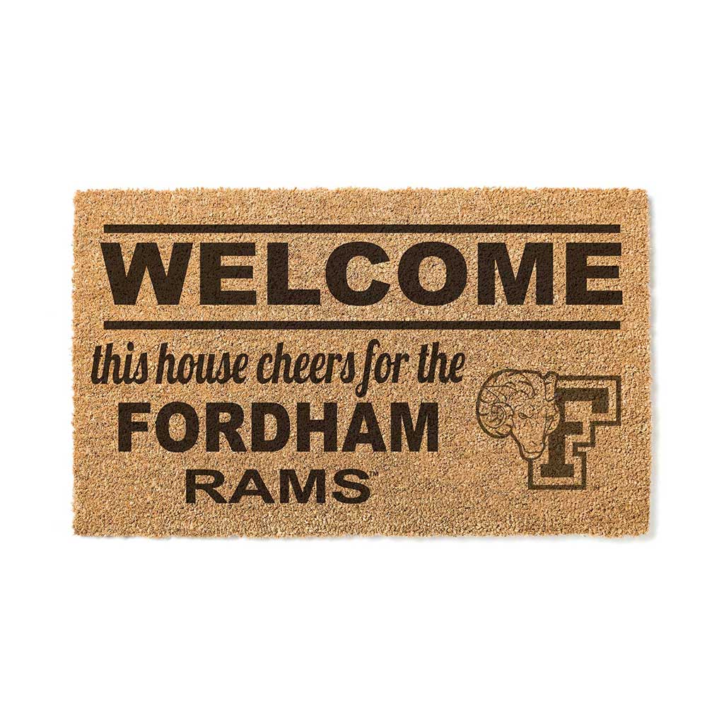 Team Coir Doormat Welcome Fordham University - Rose Hill Campus