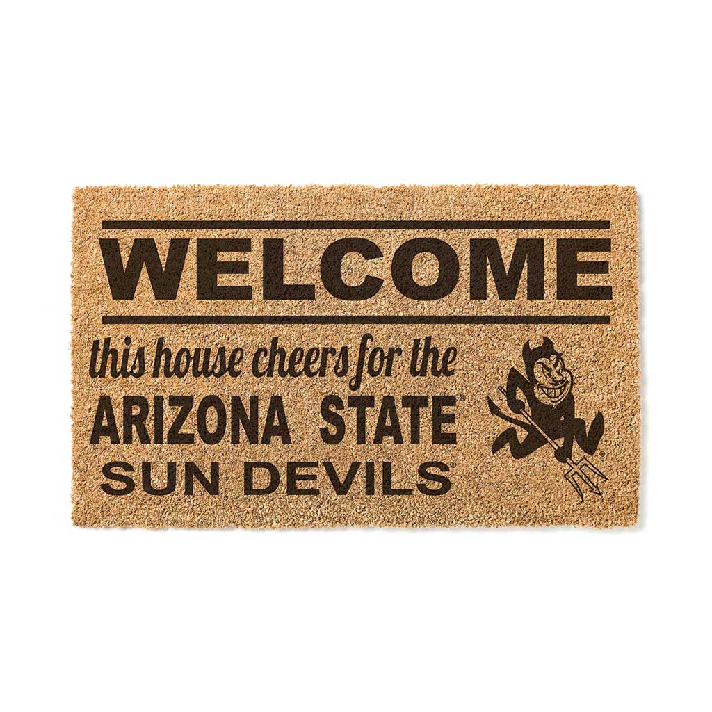 Team Coir Doormat Welcome Arizona State Sun Devils