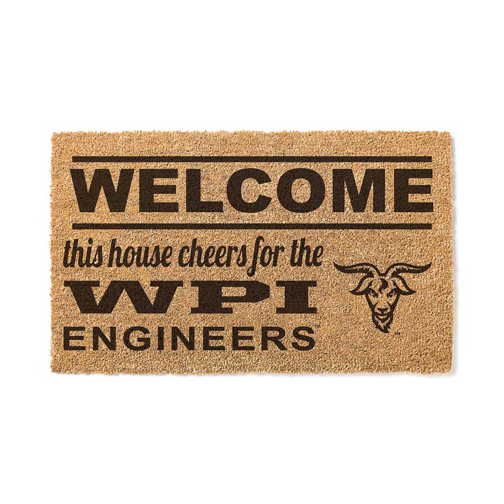 Team Coir Doormat Welcome Worcester Polytechnic Institute Engineers