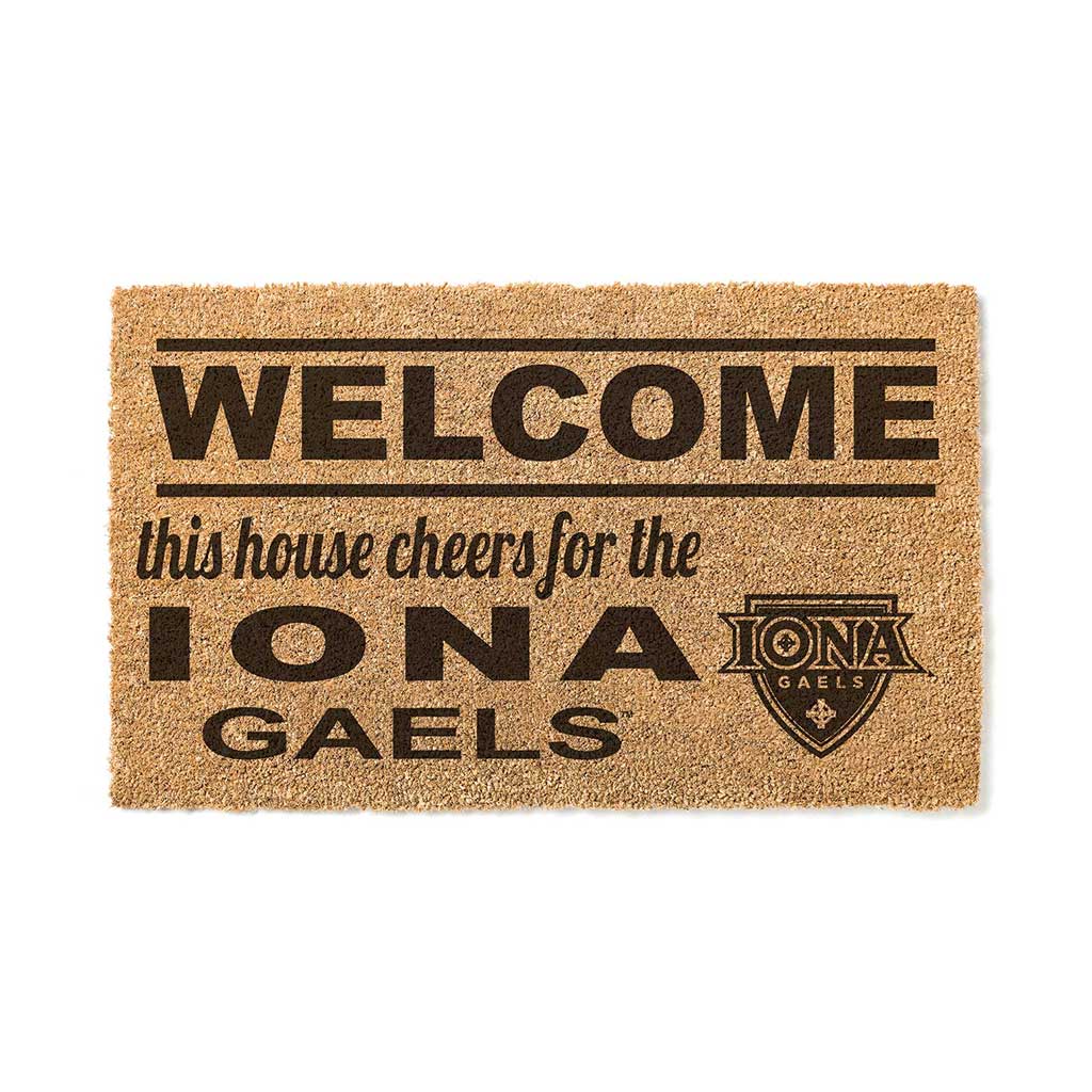 Team Coir Doormat Welcome Lona College Gaels