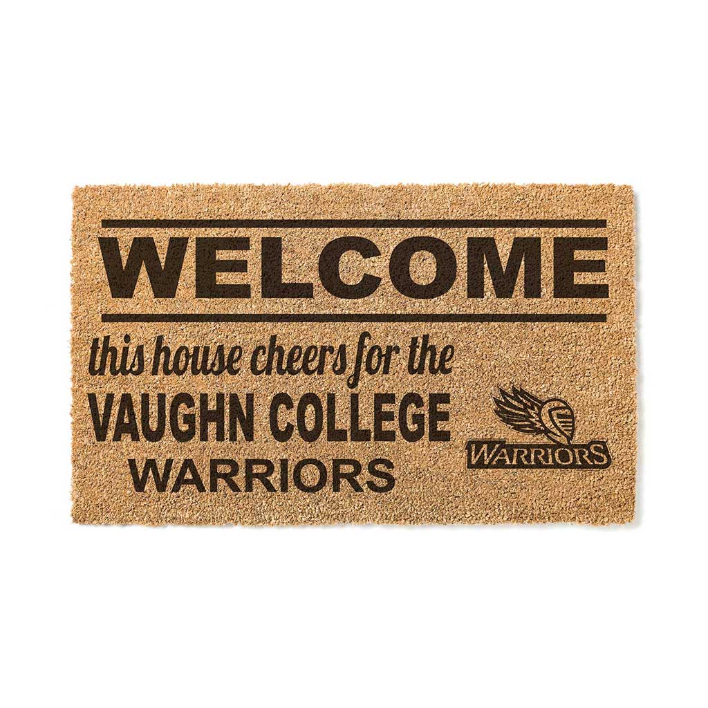 Team Coir Doormat Welcome Vaughn College of Aeronautics & Technology Warriors