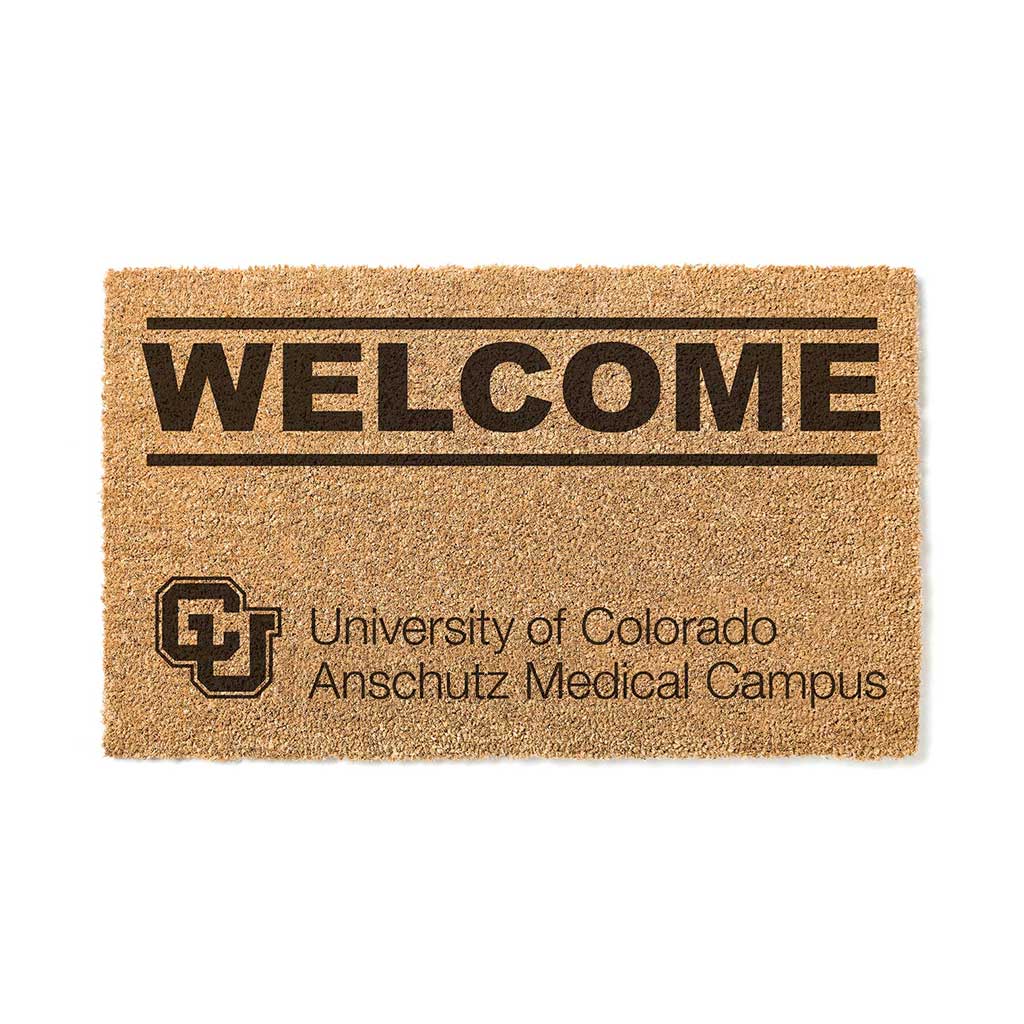 Team Coir Doormat Welcome University of Colorado -  Anschutz Buffalo