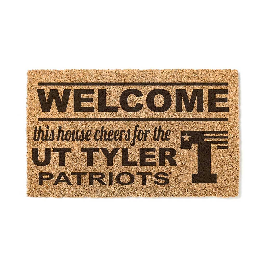 Team Coir Doormat Welcome University of Texas at Tyler Patroits