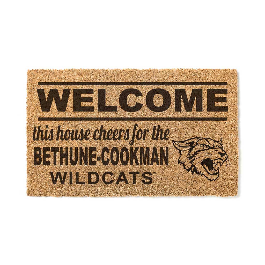 Team Coir Doormat Welcome Bethune-Cookman Wildcats