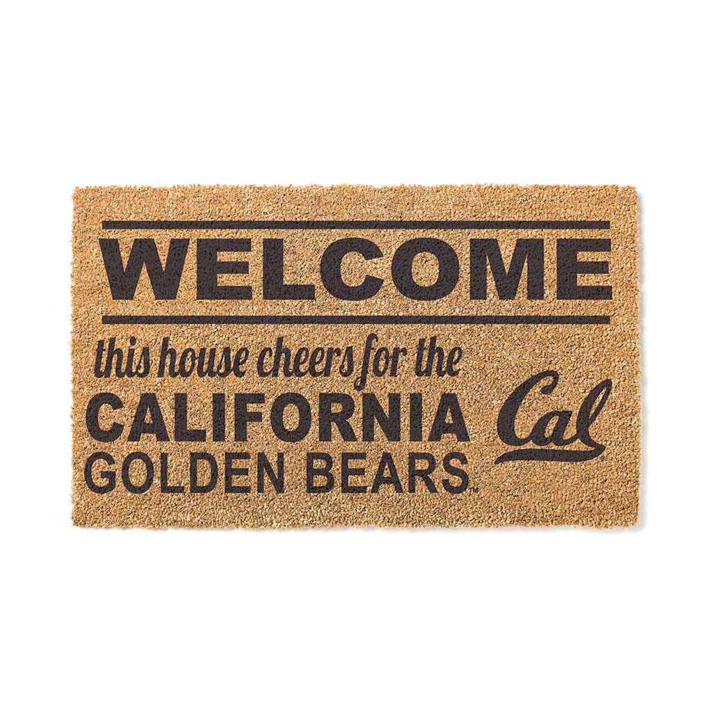 Team Coir Doormat Welcome California (Berkeley) Golden Bears