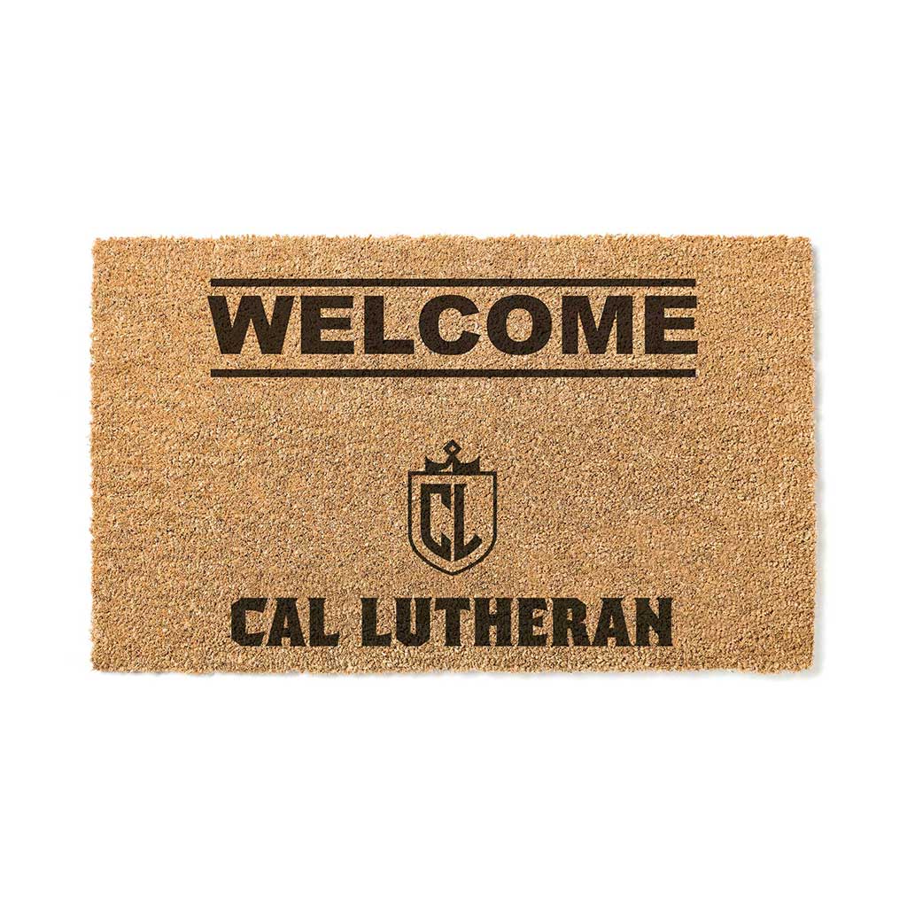 Team Coir Doormat Welcome California Lutheran Kingsmen