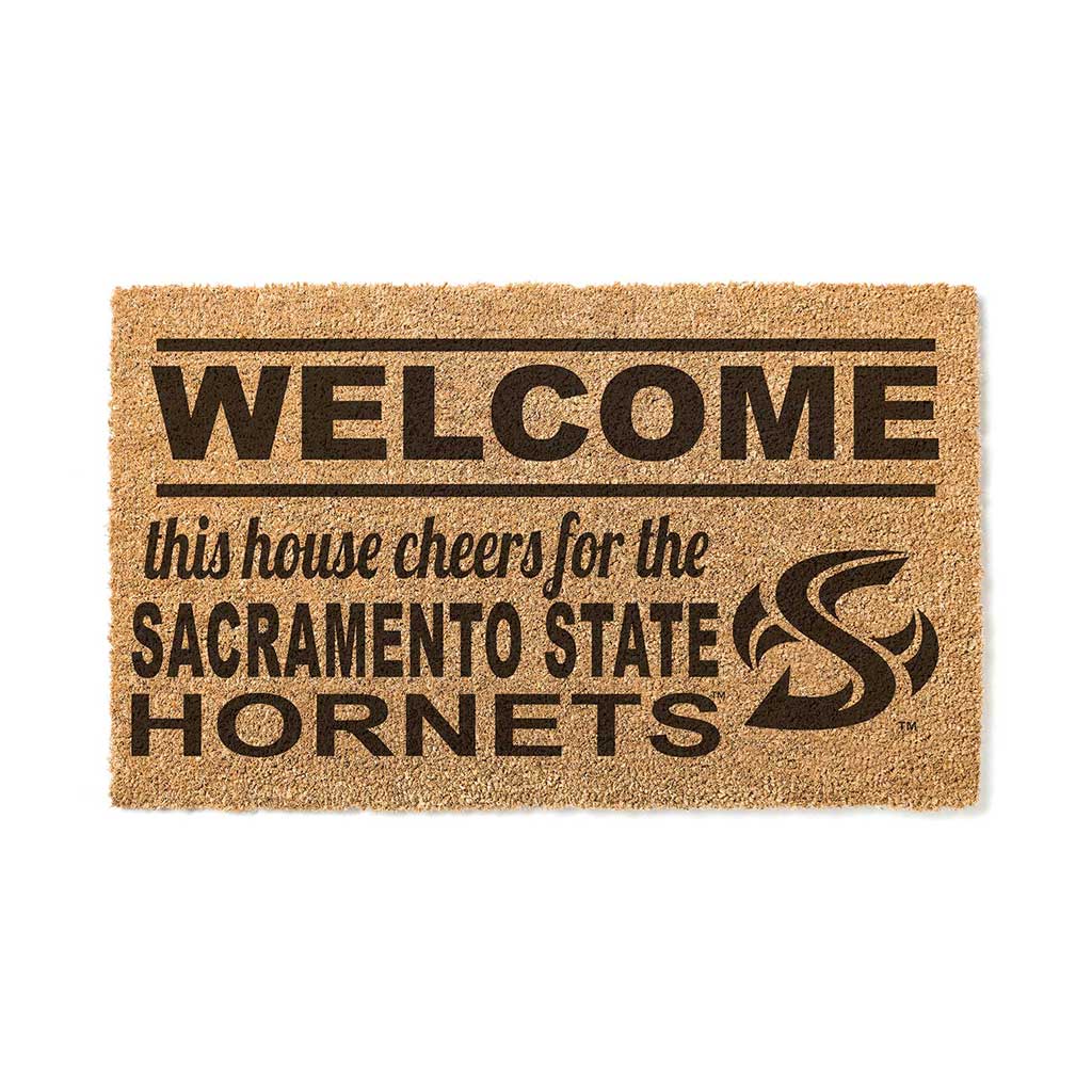 Team Coir Doormat Welcome Sacramento State Hornets