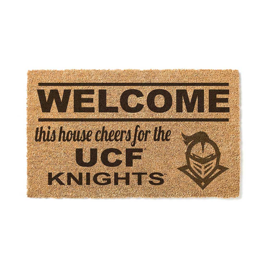 Team Coir Doormat Welcome Central Florida Knights