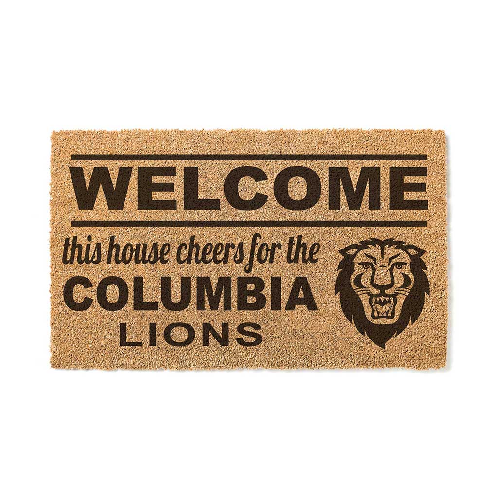 Team Coir Doormat Welcome Columbia Lions