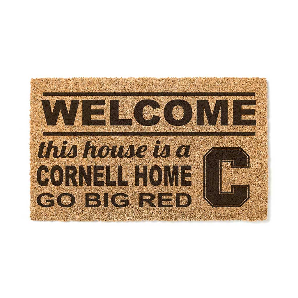 Team Coir Doormat Welcome Cornell University