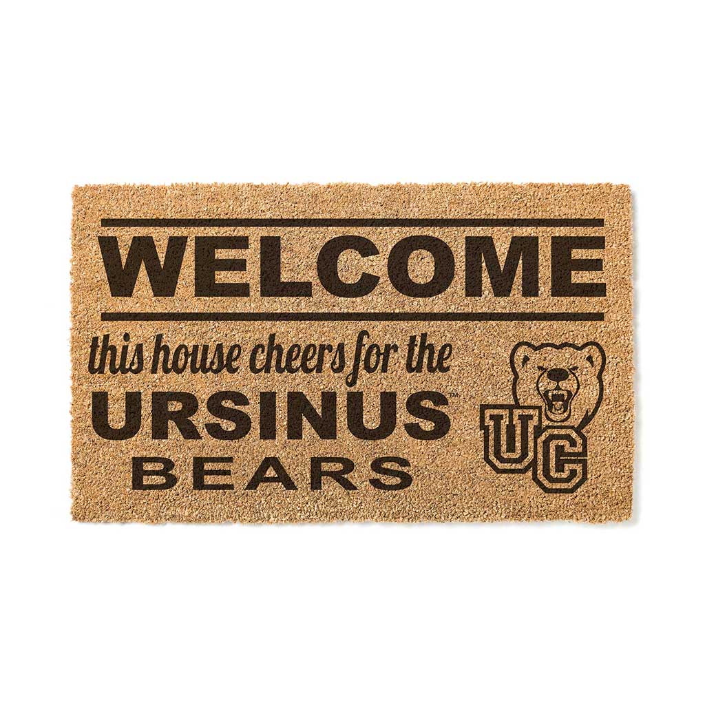 Team Coir Doormat Welcome Ursinus College Bears
