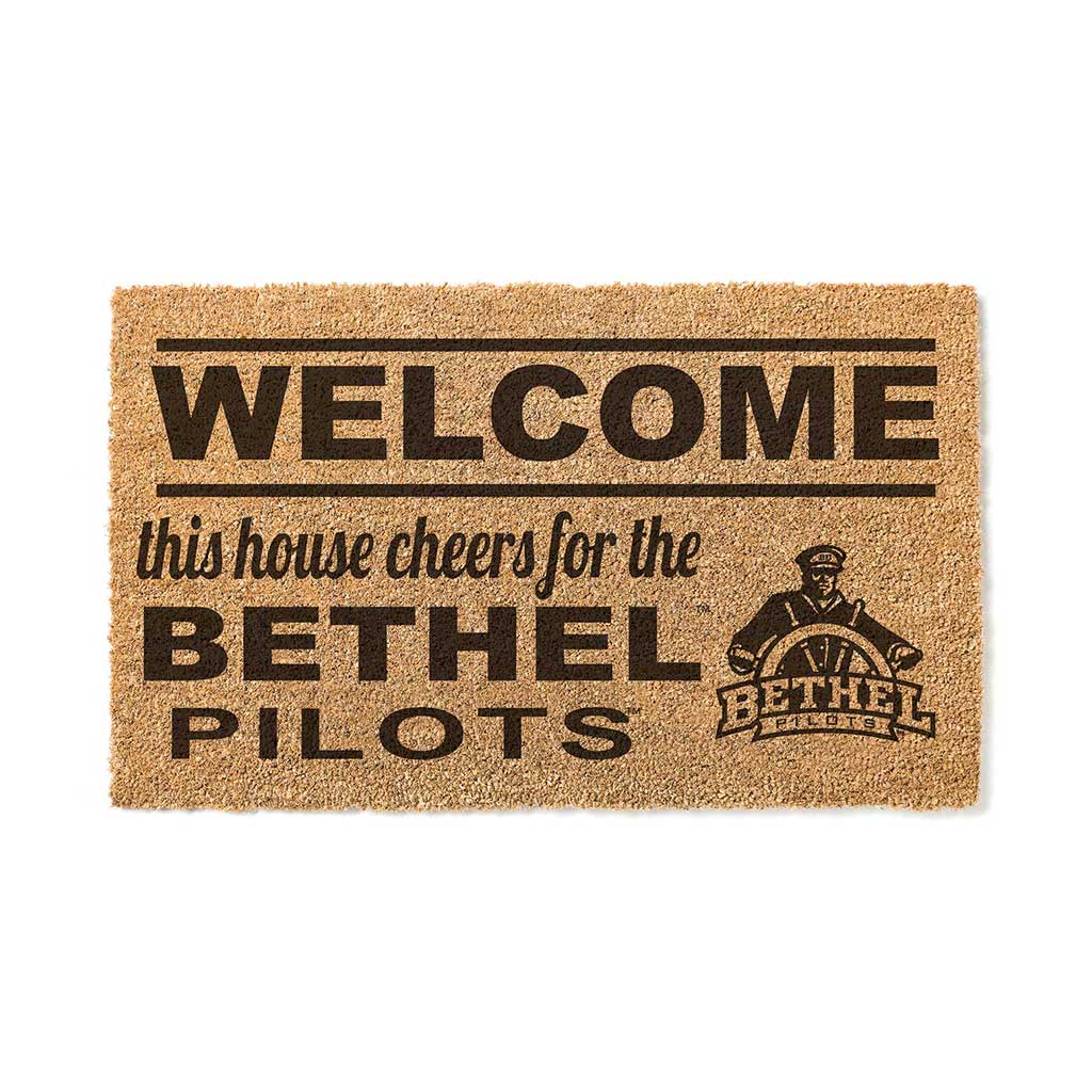 Team Coir Doormat Welcome Bethel University Pilots