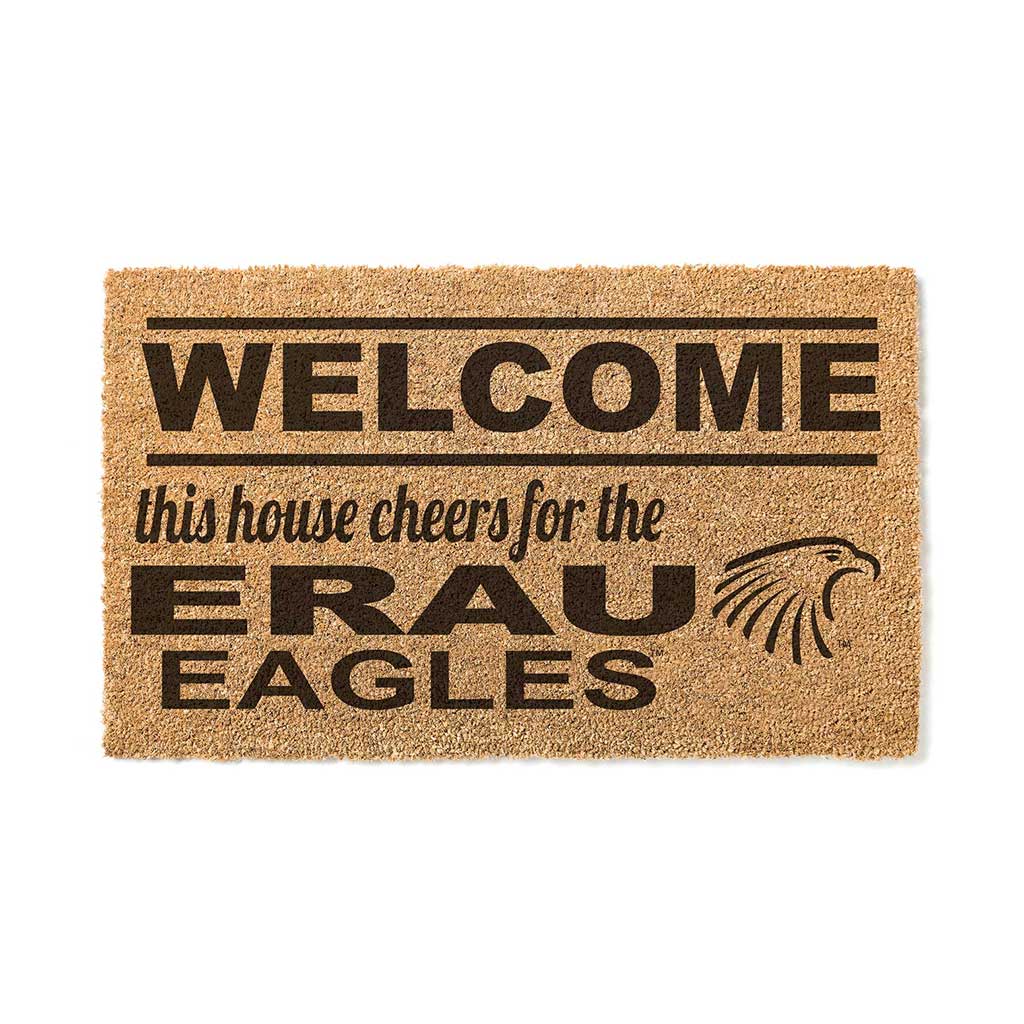 Team Coir Doormat Welcome Embry-Riddle Aeronautical University Eagles