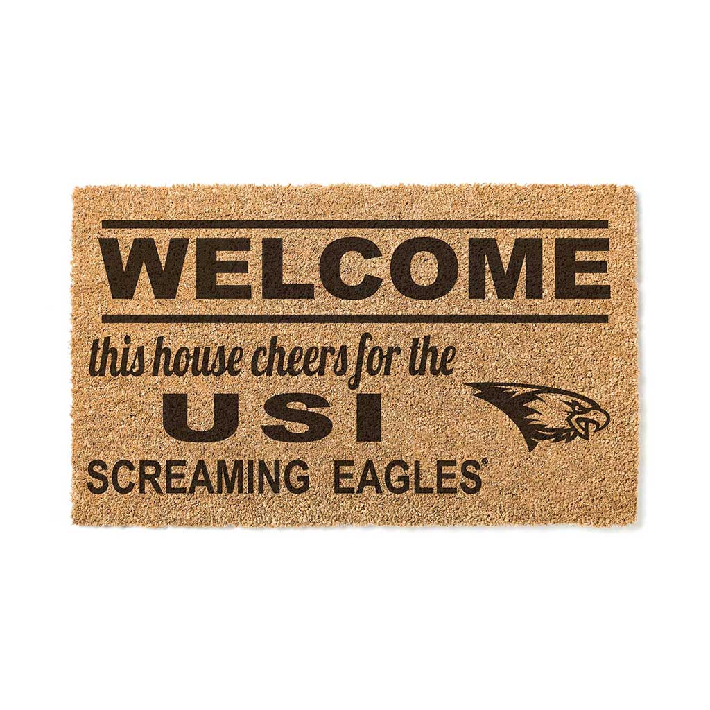 Team Coir Doormat Welcome Southern Indiana Screaming Eagles