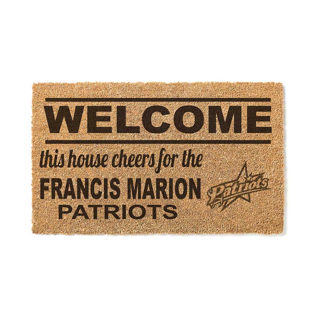 Team Coir Doormat Welcome Francis Marion Patriots