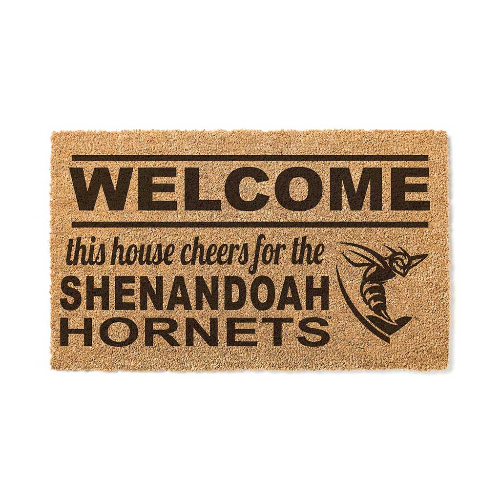 Team Coir Doormat Welcome Shenandoah University Hornets