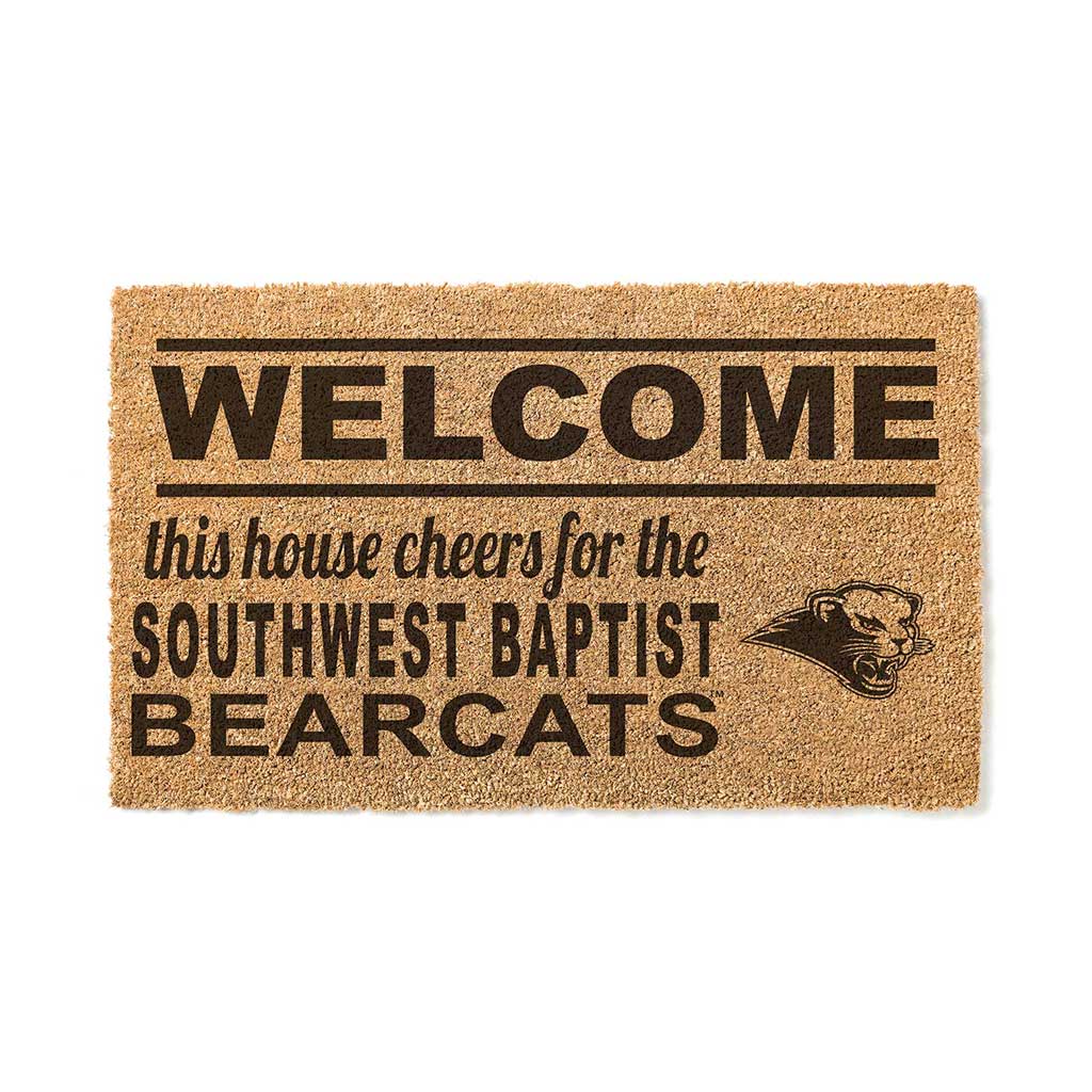 Team Coir Doormat Welcome Southwest Baptist Bearcats