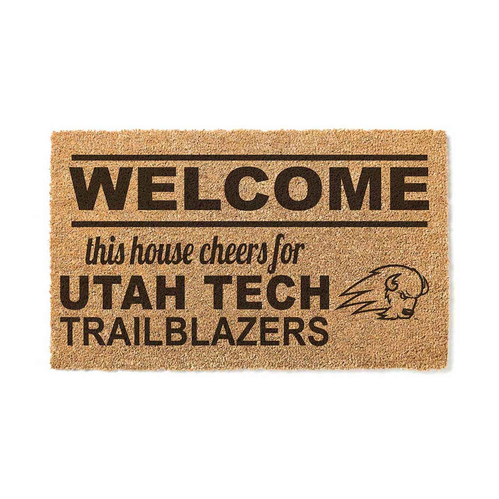 Team Coir Doormat Welcome Utah Tech Trailblazers