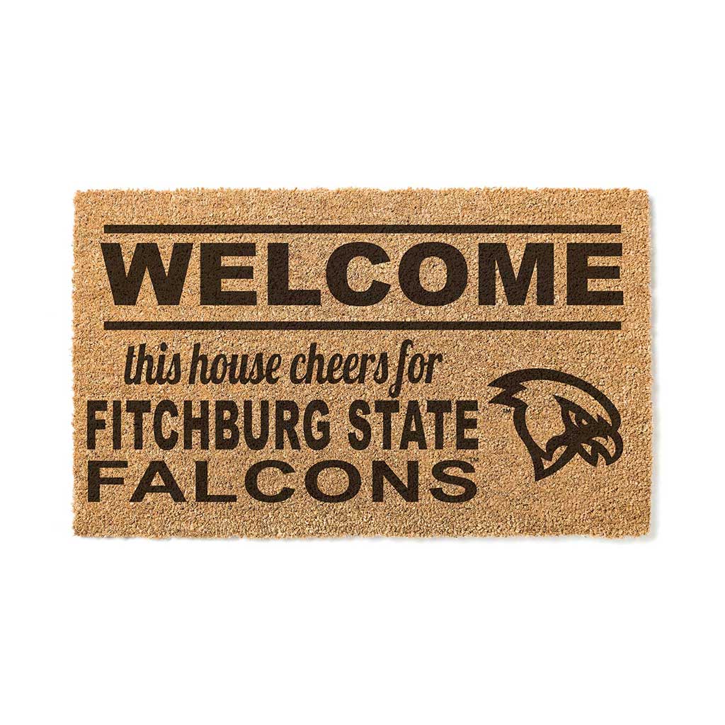 Team Coir Doormat Welcome Fitchburg State University Falcons