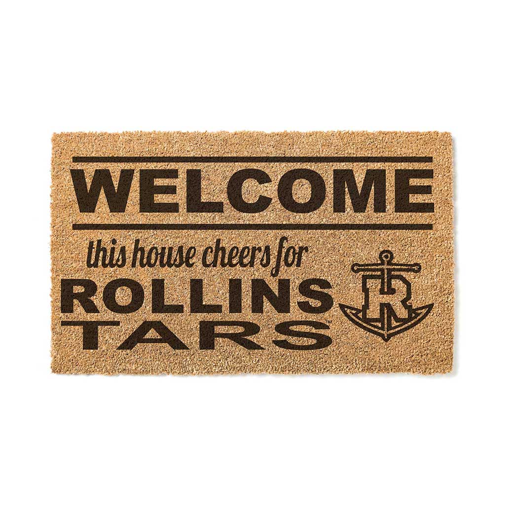 Team Coir Doormat Welcome Rollins College Tars