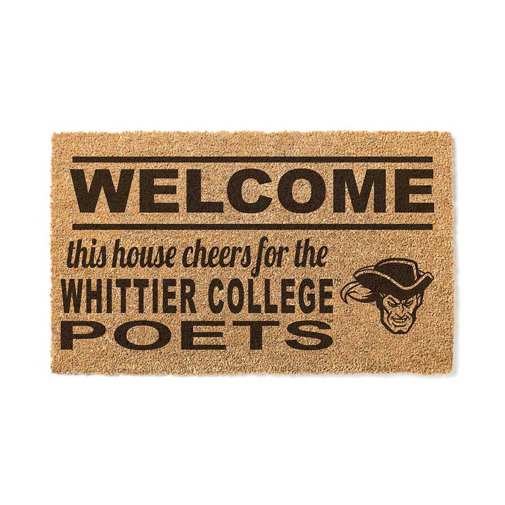 Team Coir Doormat Welcome Whittier College Poets