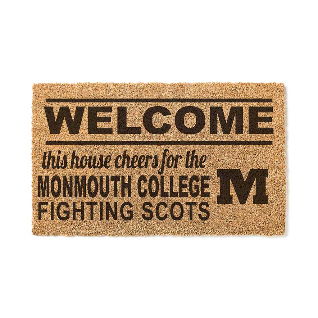 Team Coir Doormat Welcome Monmouth College Fighting Scots