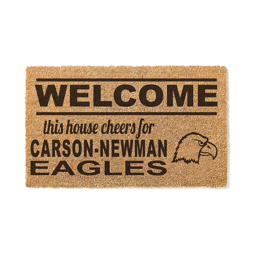 Team Coir Doormat Welcome Carson-Newman University