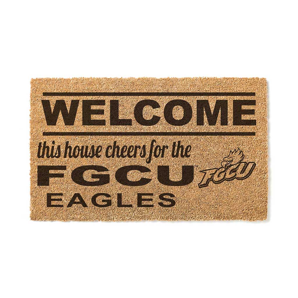 Team Coir Doormat Welcome Florida Gulf Coast Eagles