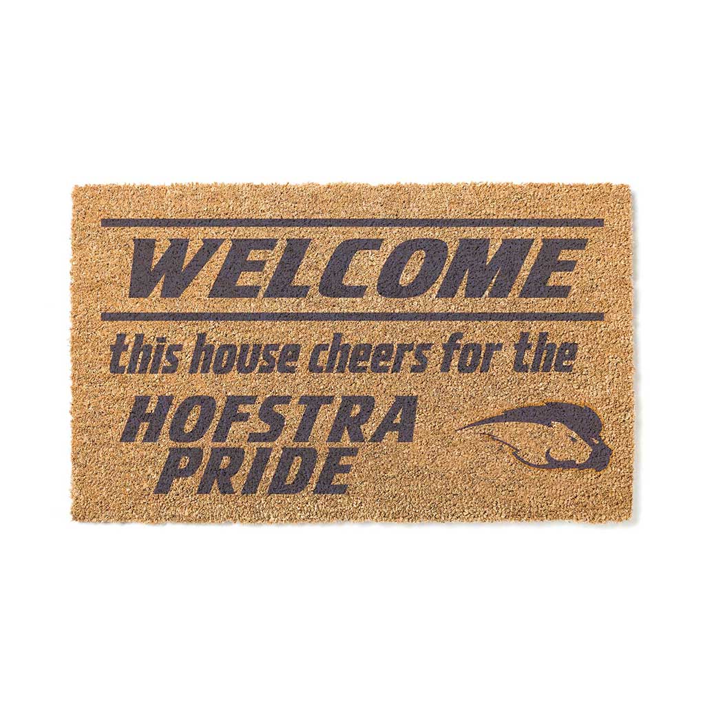 Team Coir Doormat Welcome Hofstra Pride
