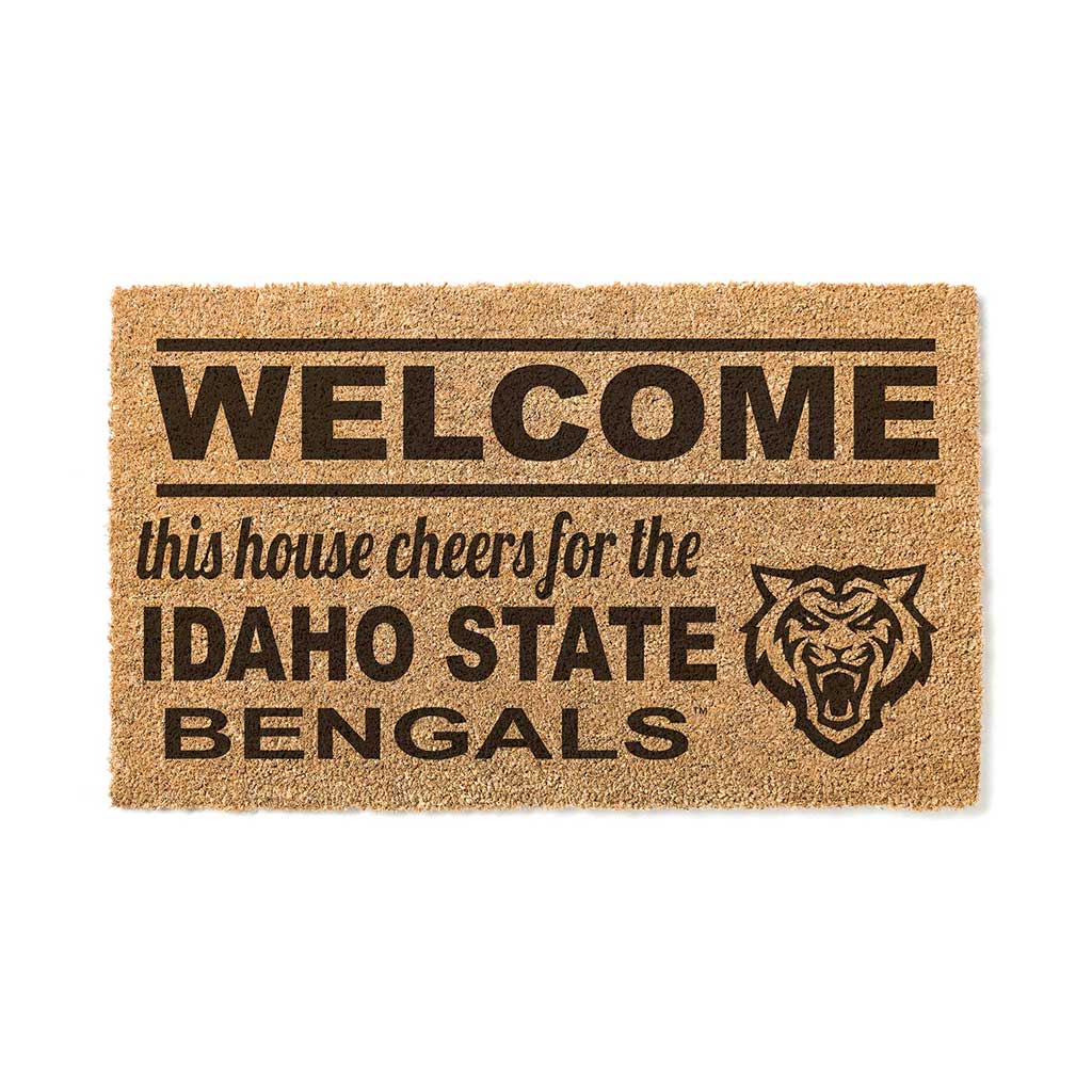 Team Coir Doormat Welcome Idaho State Bengals