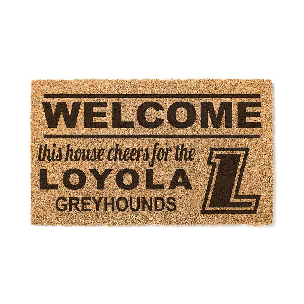 Team Coir Doormat Welcome Loyola University Greyhounds