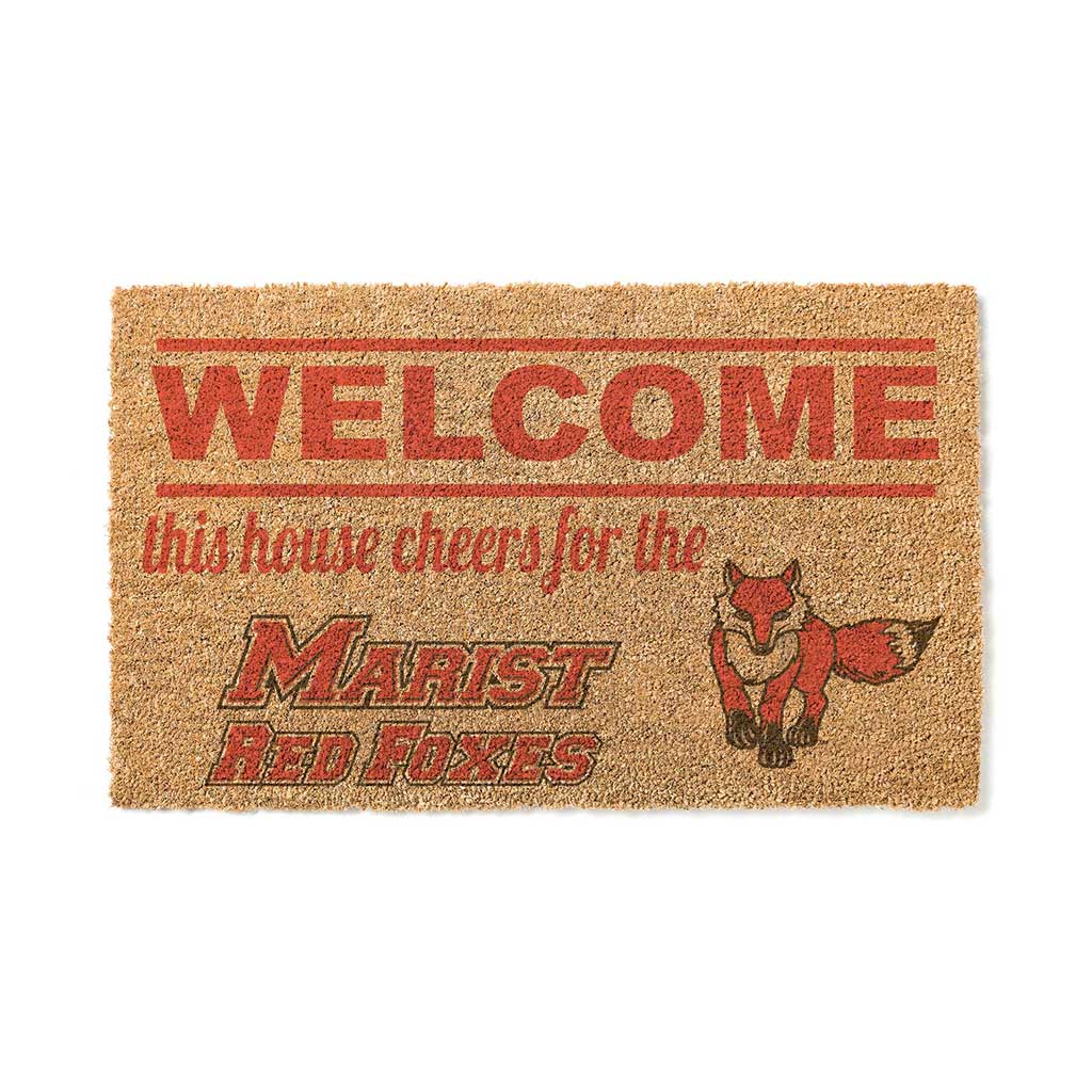 Team Coir Doormat Welcome Marist College Red Foxes
