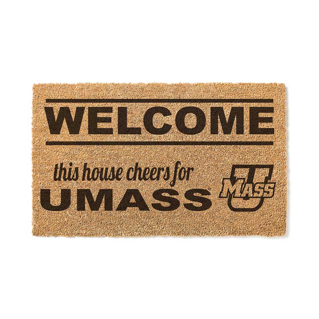 Team Coir Doormat Welcome Massachusetts (UMASS-Amherst) Minutemen