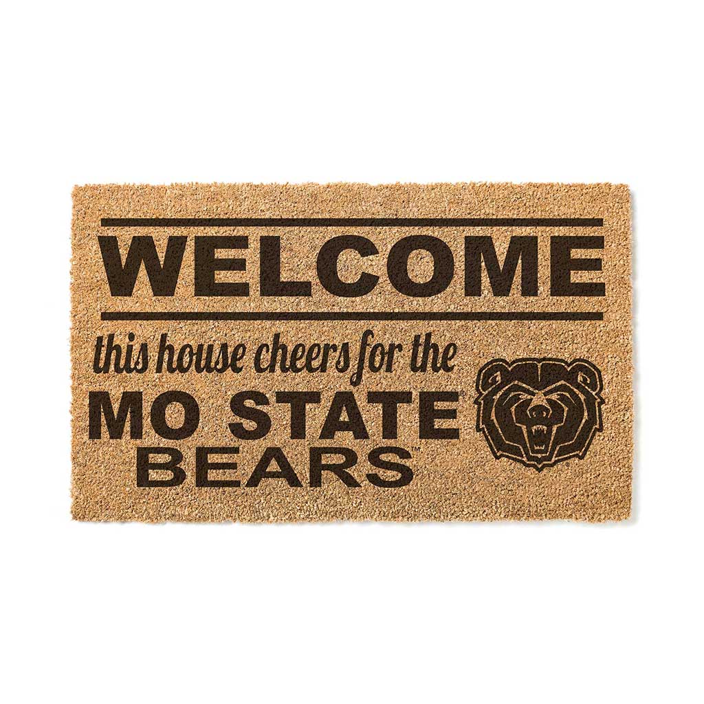 Team Coir Doormat Welcome Missouri State Bears