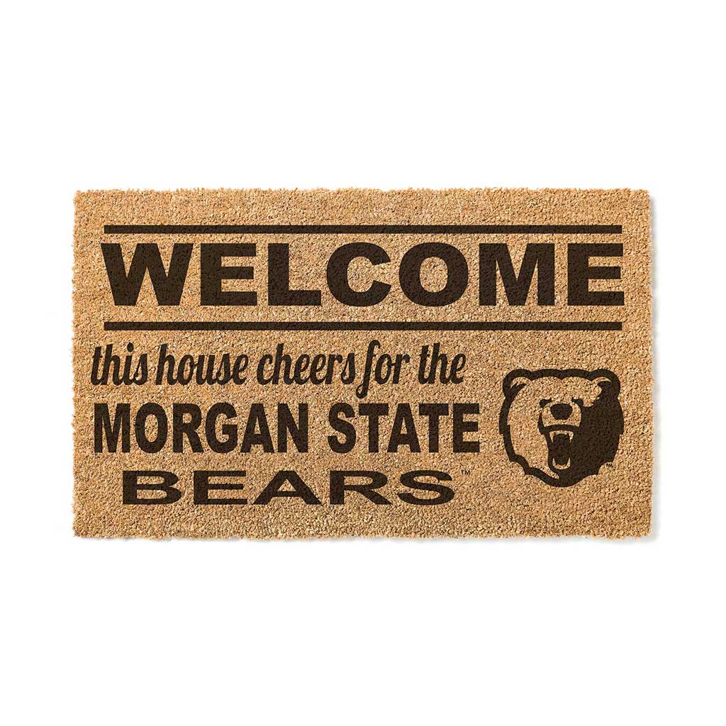 Team Coir Doormat Welcome Morgan State Bears