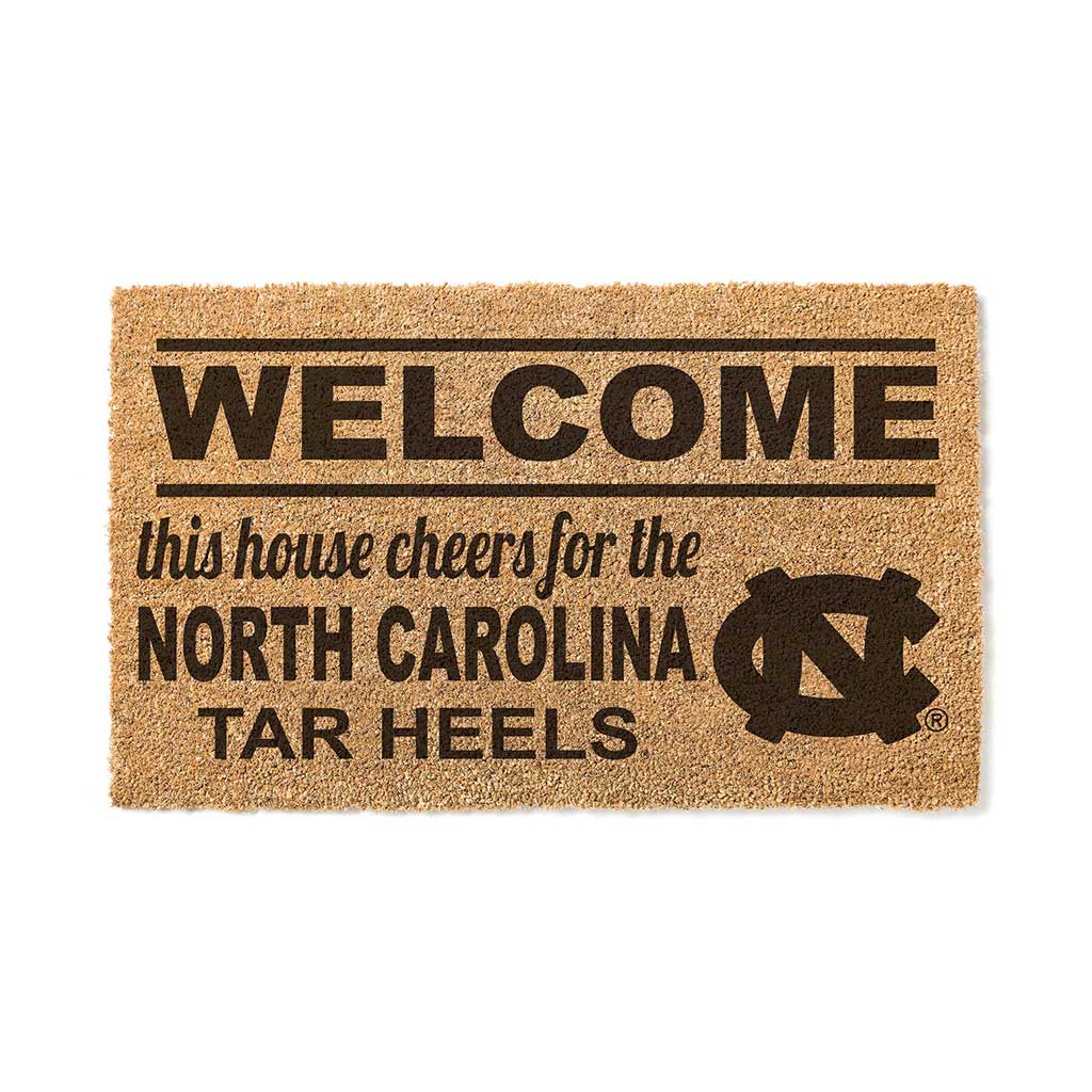 Team Coir Doormat Welcome North Carolina (Chapel Hill) Tar Heels