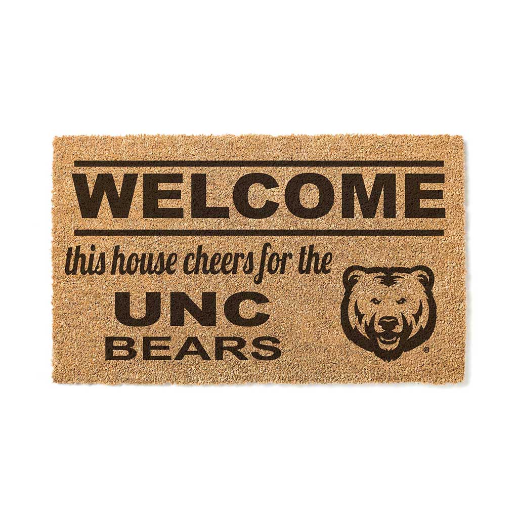 Team Coir Doormat Welcome Northern Colorado Bears