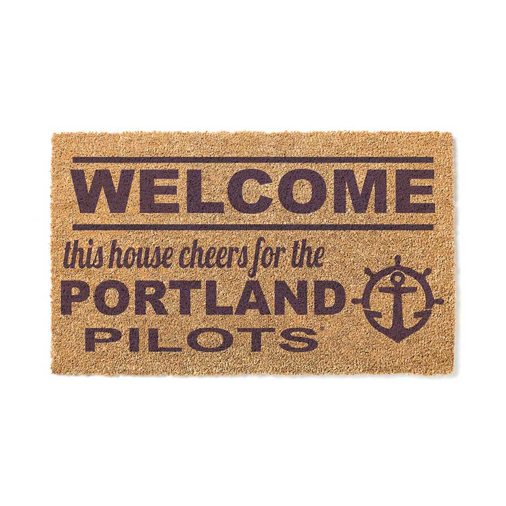 Team Coir Doormat Welcome Portland Pilots