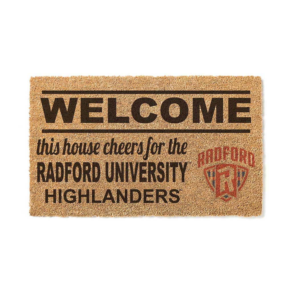 Team Coir Doormat Welcome Radford Highlanders