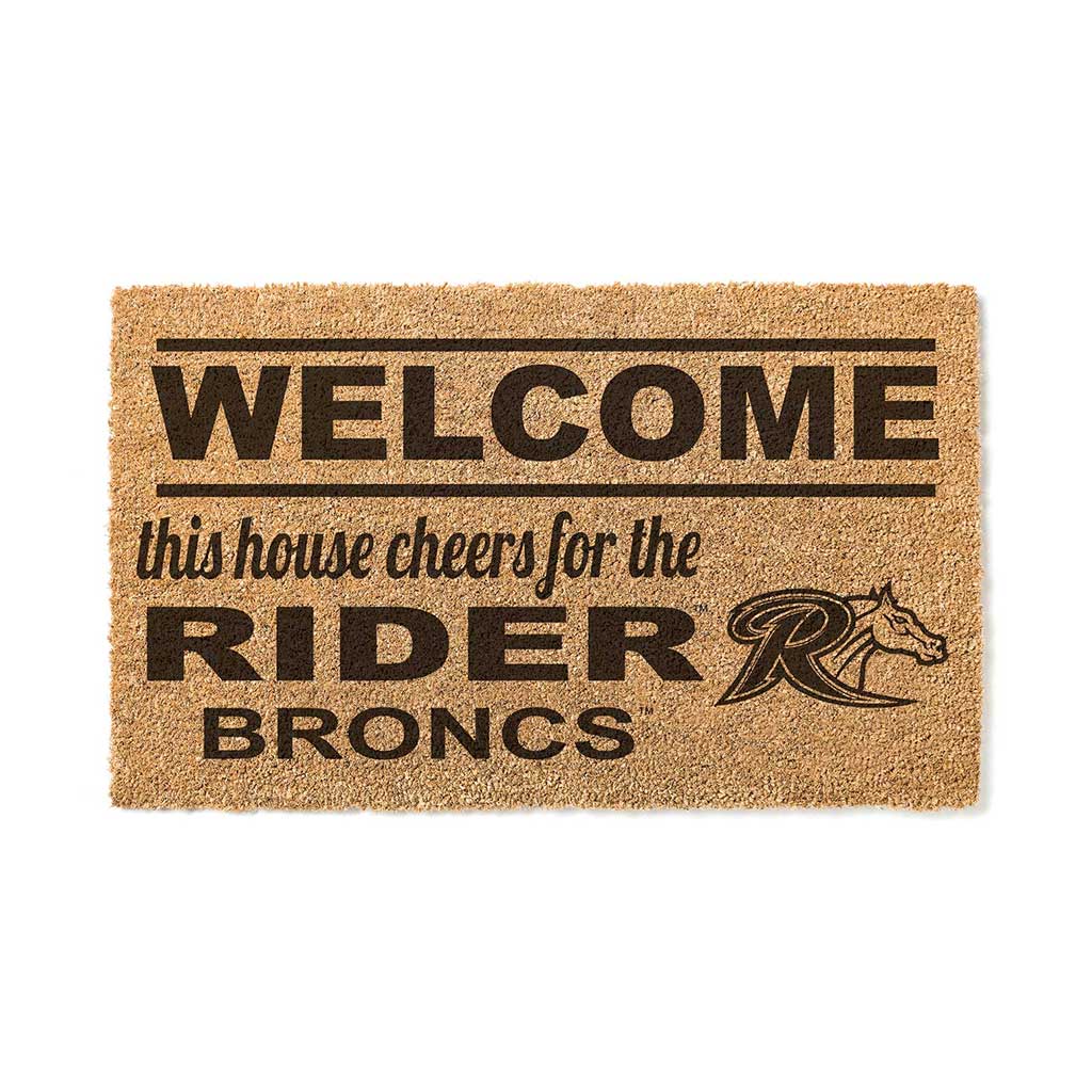 Team Coir Doormat Welcome Rider Broncs