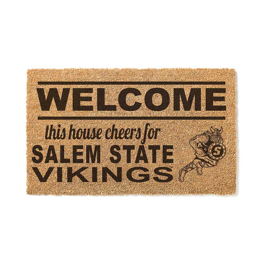 Team Coir Doormat Welcome Salem State Vikings